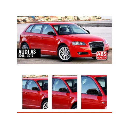 Capace oglinda tip Batman auto compatibile Audi A3 8P Facelift 2008-2012 — imaginea 2
