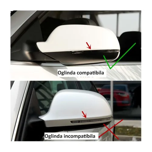 Capace oglinda tip Batman auto compatibile Audi A5 8T 2007-2016 — imaginea 4