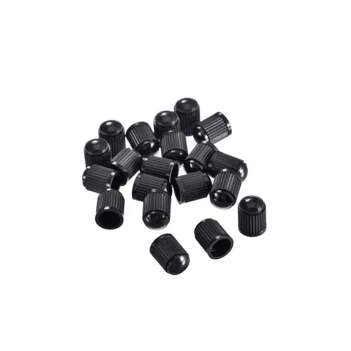 Capace valve auto plastic negre 100 bucati — imaginea 2