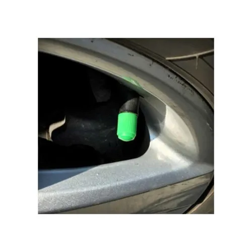 Capace valve ventil auto plastic verzi 4 bucati — imaginea 3