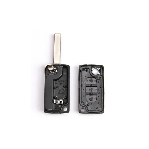 Carcasa telecomanda compatibila Peugeot cu lamela — imaginea 5