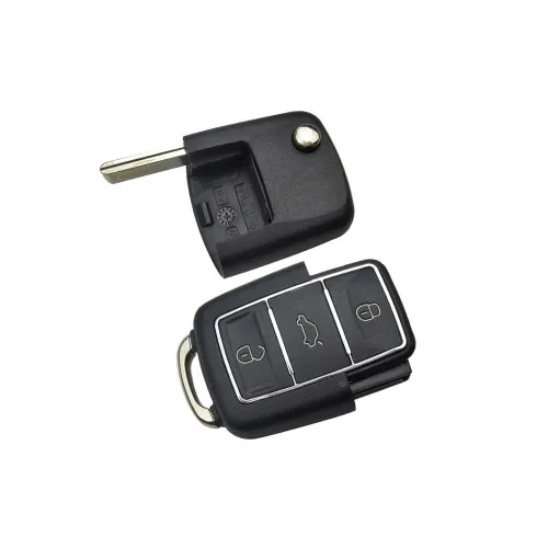 Carcasa telecomanda compatibila Volkswagen cu lamela — imaginea 3
