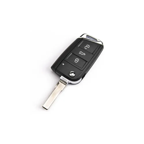 Carcasa telecomanda compatibila Volkswagen cu lamela — imaginea 3