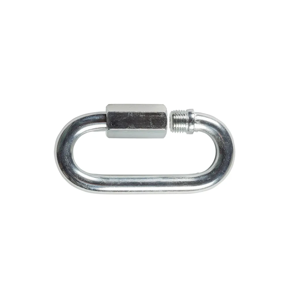 Carlig carabina, inchidere cu surub, otel, 45x14x6mm
