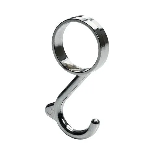 Carlige pentru bara umerase, Hettich, otel cromat, set 2 bucati, 25mm