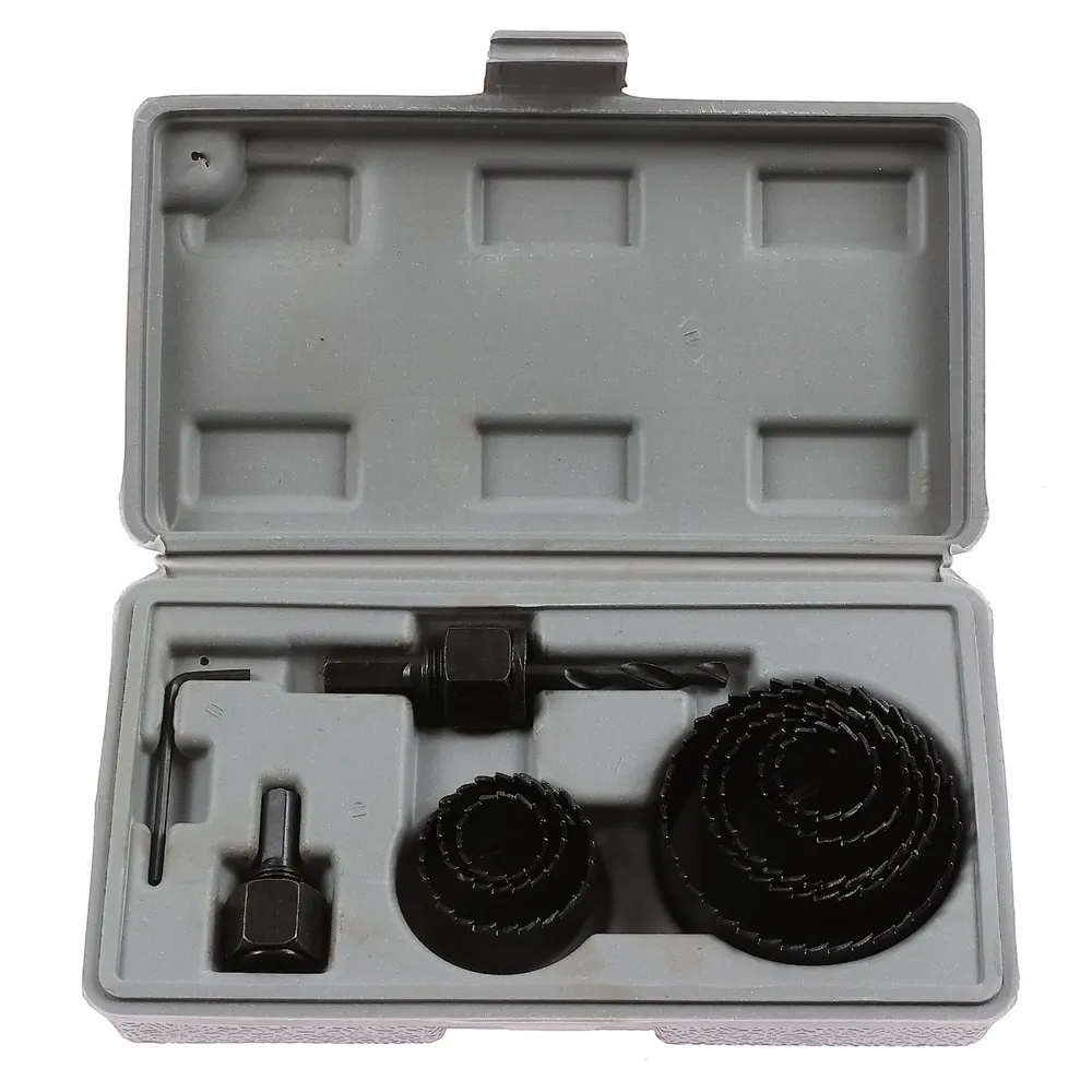 Carota lemn, set 11 bucati, Lumytools, 19x64mm, otel carbon