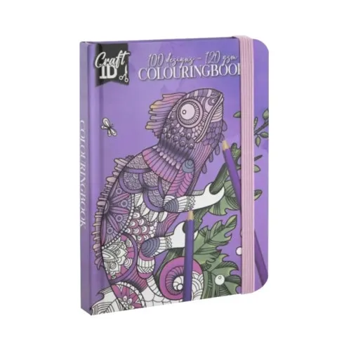 Carte de colorat A6 animale, 100 modele