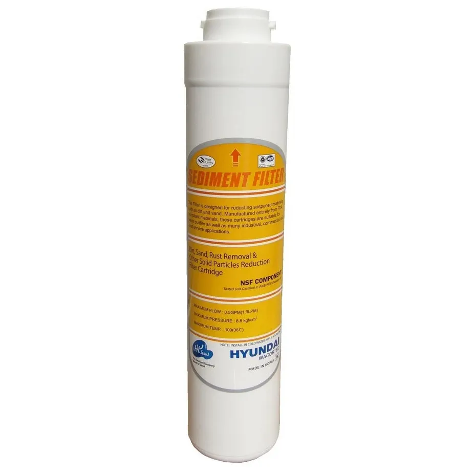 Cartus filtrare apa Waco HQ-7, polipropilena, pentru sistem filtrare, filtrare nisip/namol/rugina/particule in suspensie, 1.9 l/min, 1 micron