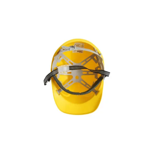 Casca de protectie ventilata reglabila 51-63 cm galbena Crownman — imaginea 4