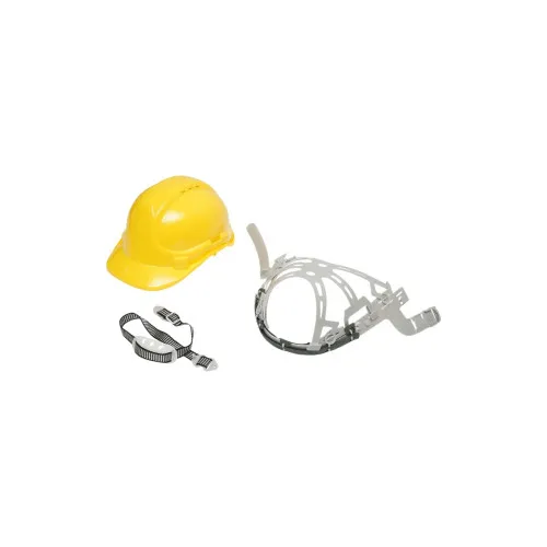 Casca de protectie ventilata reglabila 51-63 cm galbena Crownman — imaginea 2
