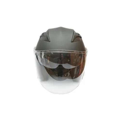 Casca moto tip jet neagra, model urban cu viziera transparenta si ochelari de soare, marimea L — imaginea 2