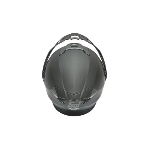 Casca motocross integrala negru mat cu viziera transparenta si ochelari de soare marimea XL Lion — imaginea 5