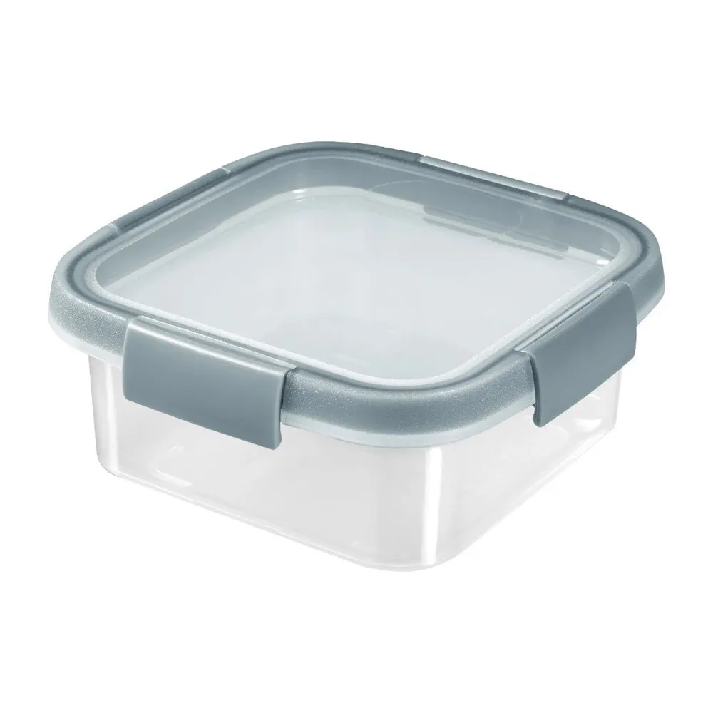 Caserola alimentare, Curver Smart Fresh Eco, transparenta, 0.9L