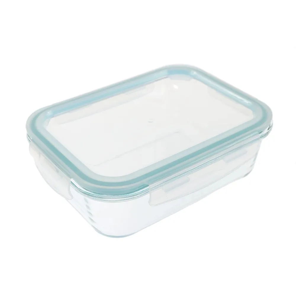 Caserola alimente, 3RC065X-LL, sticla, dreptunghiulara, transparent, 0.66 L