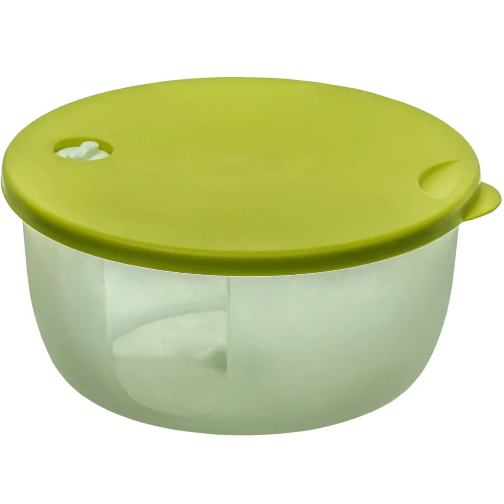 Caserola alimente, Agora Plast, polipropilena, rotunda, transparent, 2 L