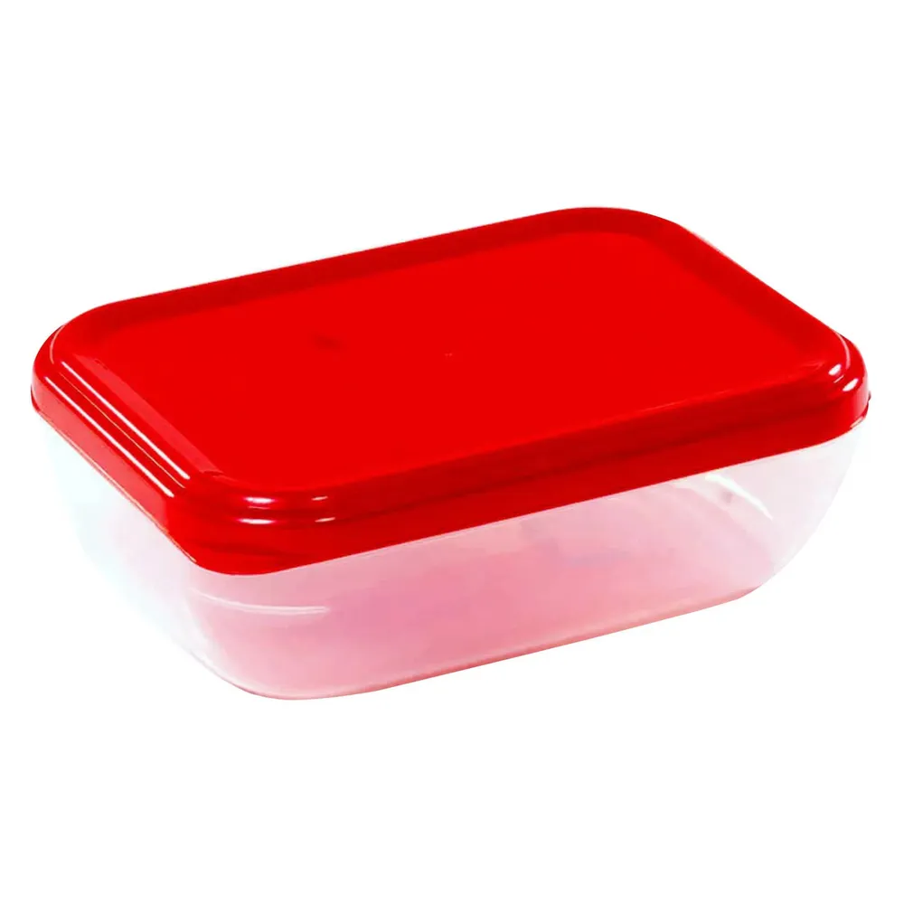 Caserola alimente, dreptunghiulara, transparenta, 0.5L, 19x14x6cm