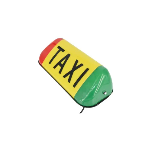 Caseta firma luminoasa auto TAXI cu cablaj si magnet inclus