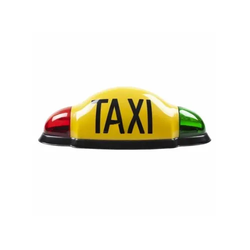 Caseta luminoasa taxi LED 12V model DL compatibila ELITAX si SELIROM cu mufa lipita