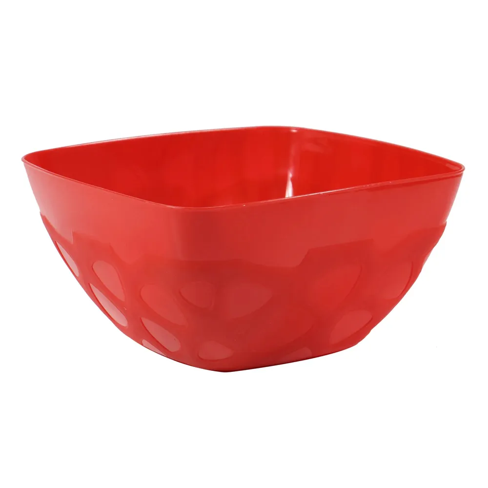Castron Venetia nr 4, plastic, rosu, 4 l