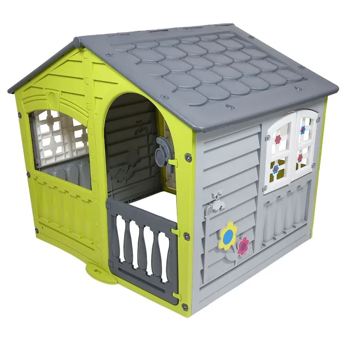 Casuta copii Storm M783, pentru gradina, din plastic, interior / exterior, 140 x 111 x 115 cm — imaginea 5