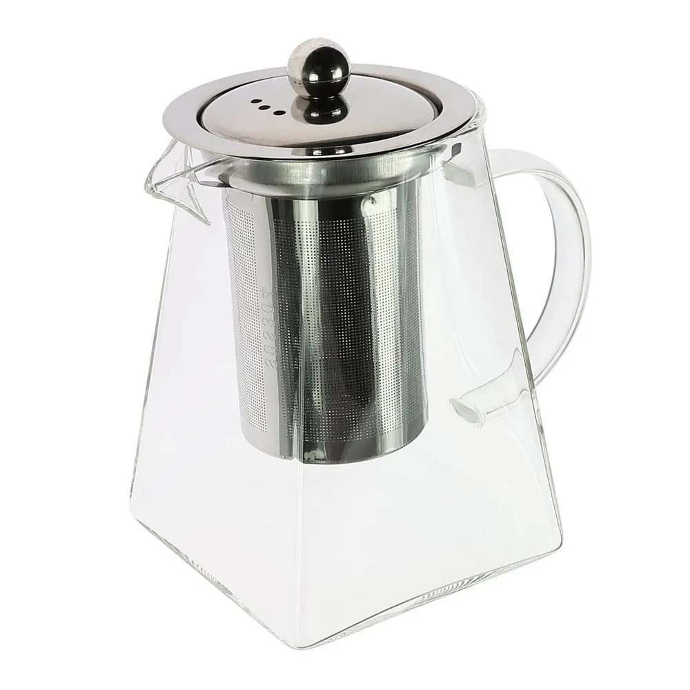 Ceainic cu infuzor, sticla, 3H61-262, transparent, 750 ml