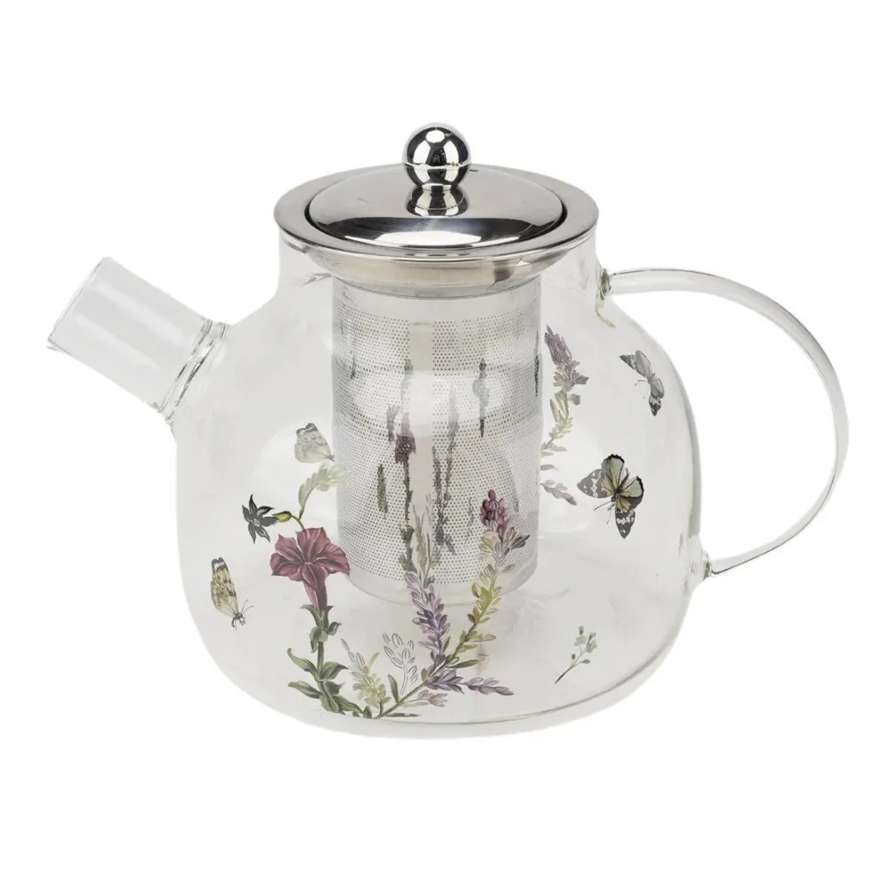 Ceainic cu infuzor, sticla, CH10-SSL, transparent, 1000 ml