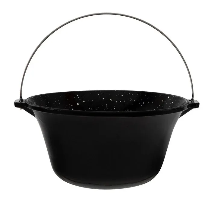 Ceaun Metalica 1218, fonta emailata, cu maner, 7 L