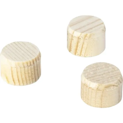 Cepuri din lemn Wolfcraft O15 mm, set 50 bucati