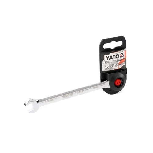 Cheie combinata inelara cu clichet Yato 10mm CrV 72T — imaginea 2