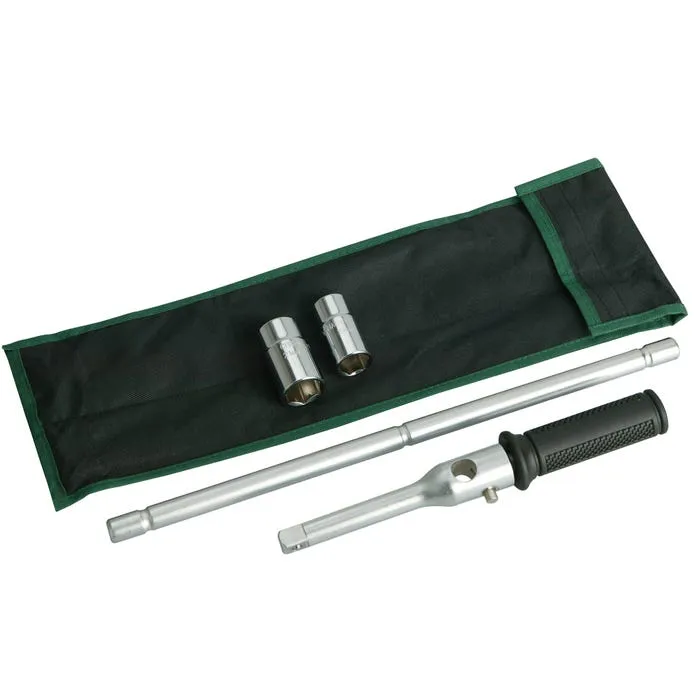 Cheie roti auto Duo-action, profesionala, bara levier 1/2, 2 capete detasabile, crom vanadiu, 17/19/21/23 mm