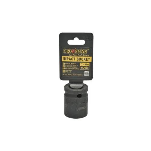 Cheie tubulara de impact 19 mm 1/2 inch Cr-Mo DIN 3121 Crownman — imaginea 3