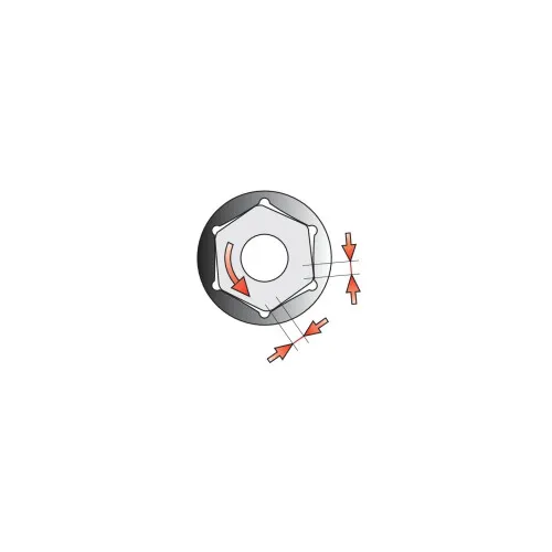 Cheie tubulară hexagonală 3/4"x19mm — imaginea 2
