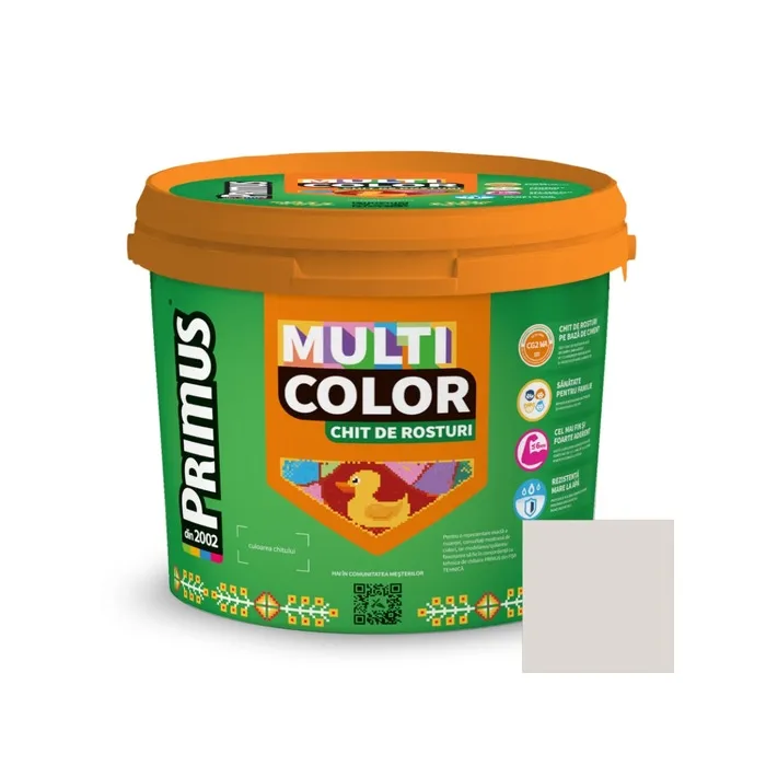 Chit de rosturi gresie si faianta Primus Multicolor, B05 tender peach, interior / exterior, 5 kg