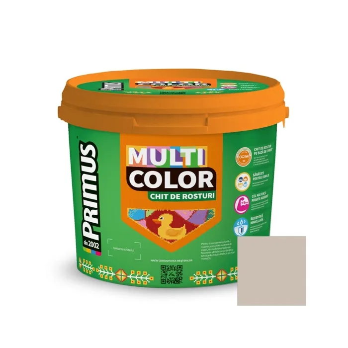 Chit de rosturi gresie si faianta Primus Multicolor, B07 sand, interior / exterior, 5 kg