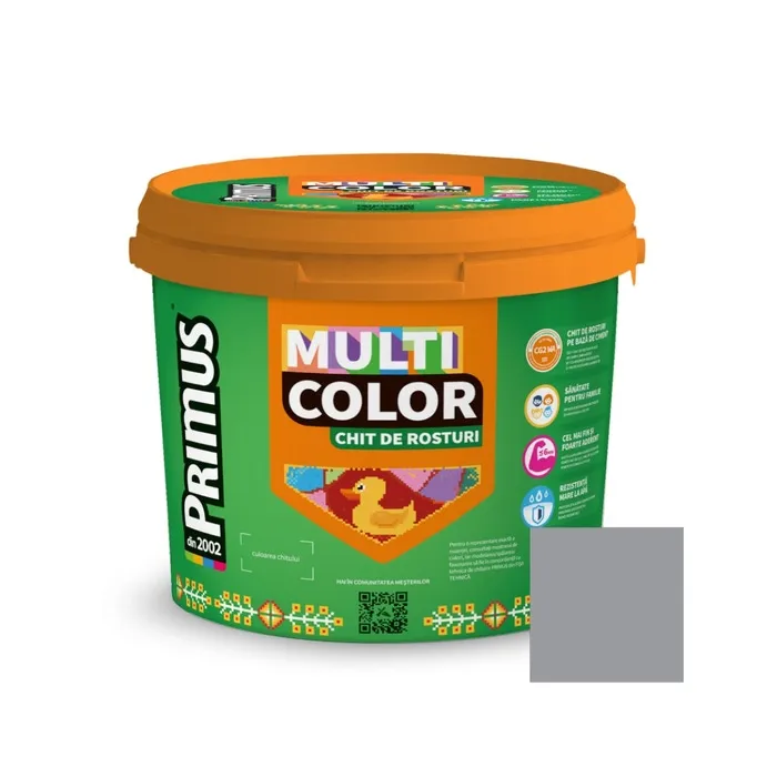 Chit de rosturi gresie si faianta Primus Multicolor, B23 rainy day, interior / exterior, 5 kg