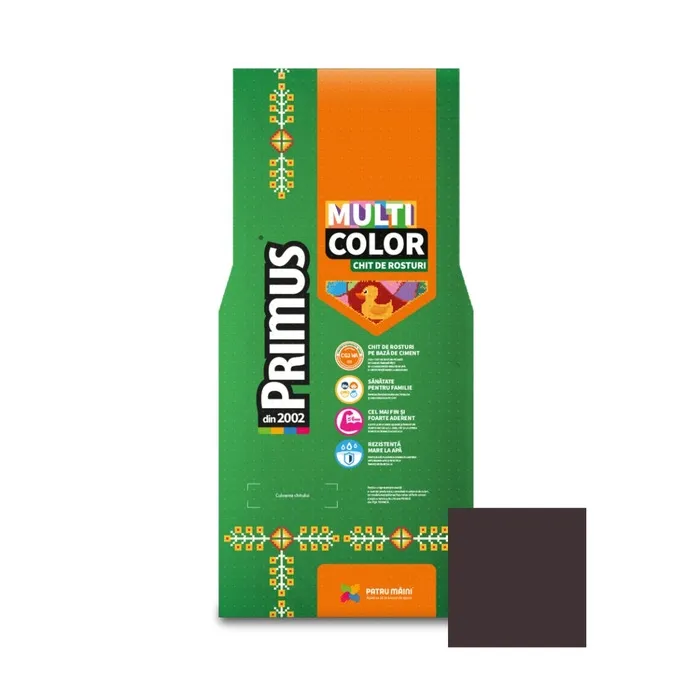 Chit de rosturi gresie si faianta Primus Multicolor, B46 taupe brown, interior / exterior, 2 kg