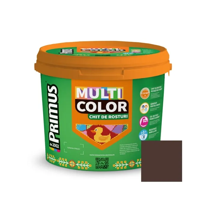 Chit de rosturi gresie si faianta Primus Multicolor, B46 taupe brown, interior / exterior, 5 kg
