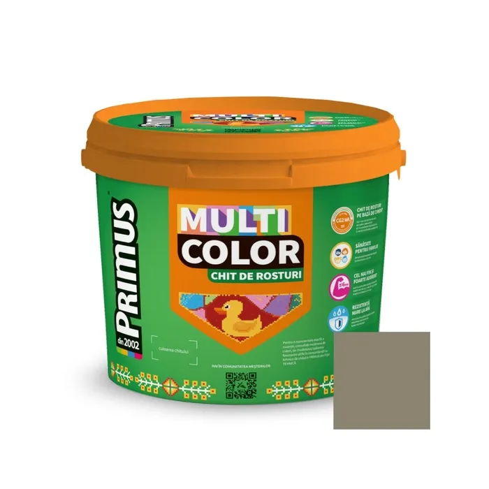 Chit de rosturi gresie si faianta Primus Multicolor, B53 ash grey, interior / exterior, 5 kg