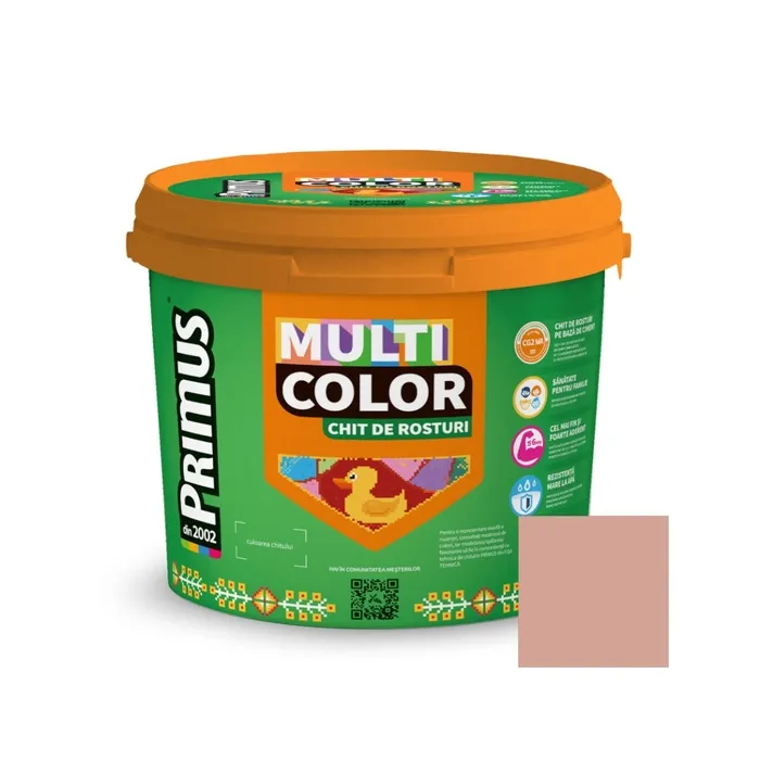 Chit de rosturi gresie si faianta Primus Multicolor, B58 old rose, interior / exterior, 5 kg