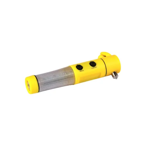 Ciocan 3 in 1 spart geamul, cutter de taiat centura si lanterna — imaginea 2