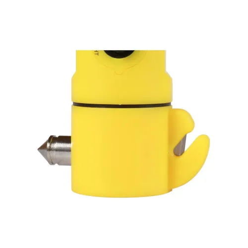 Ciocan 3 in 1 spart geamul, cutter de taiat centura si lanterna — imaginea 3