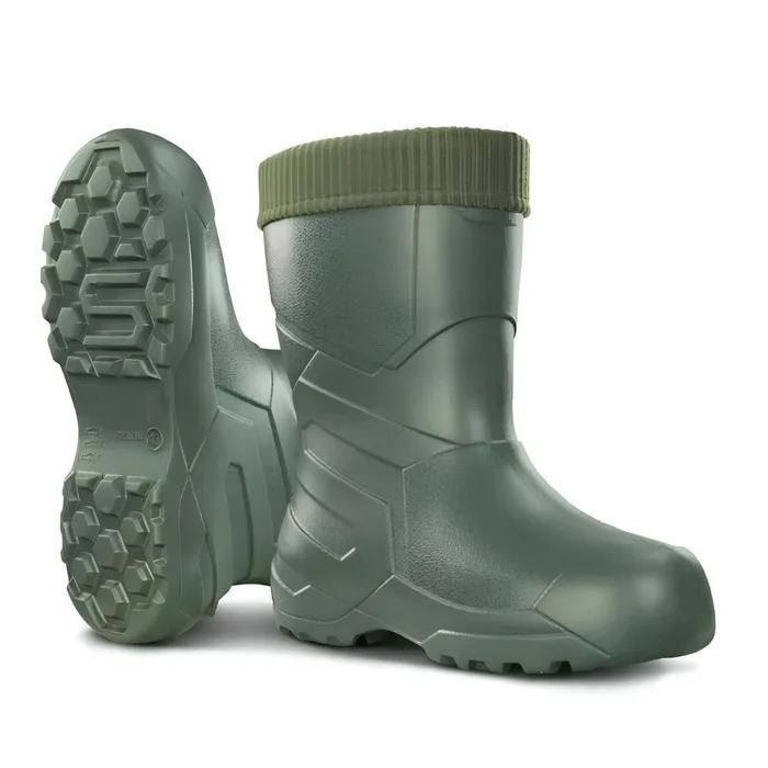 Cizme protectie apa / noroi, Dry Walker Strong Short, cu captuseala detasabila, EVA, verde, marime 41