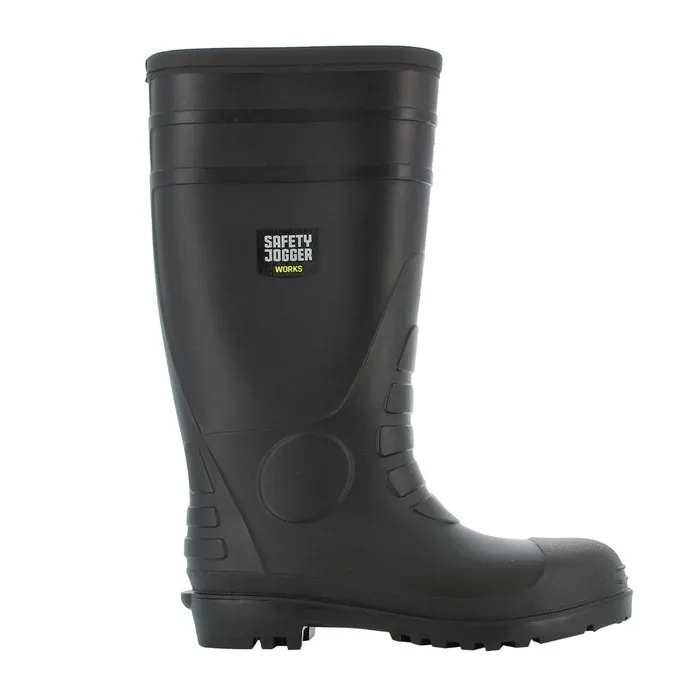 Cizme protectie apa / noroi Hercules S5 SRA, antiderapante, cu bombeu metalic, PVC, marimea 43