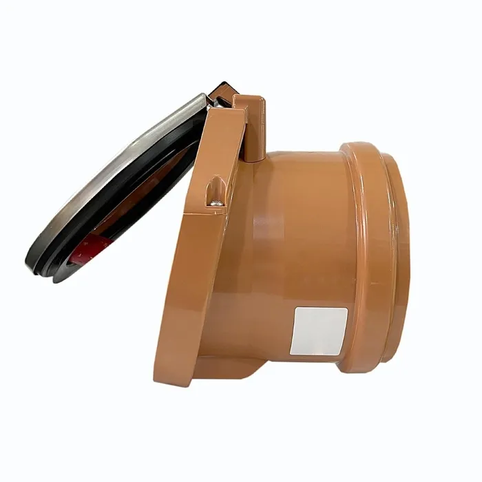 Clapeta antiretur de capat, PVC cu inel, D 110 mm