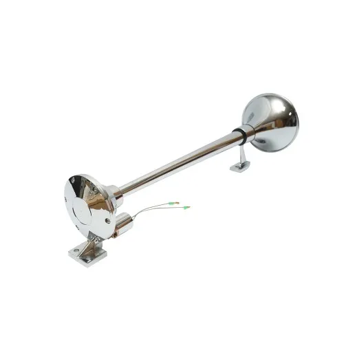 Claxon auto 1 trompeta 630 mm 12V 24V pentru compresor aer — imaginea 3