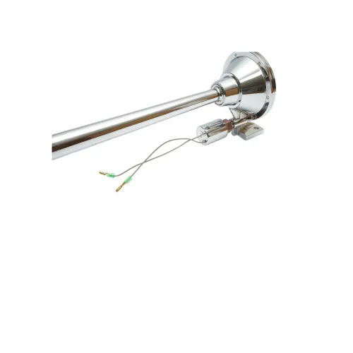 Claxon auto 1 trompeta 640 mm 12V 24V pentru compresor aer — imaginea 4