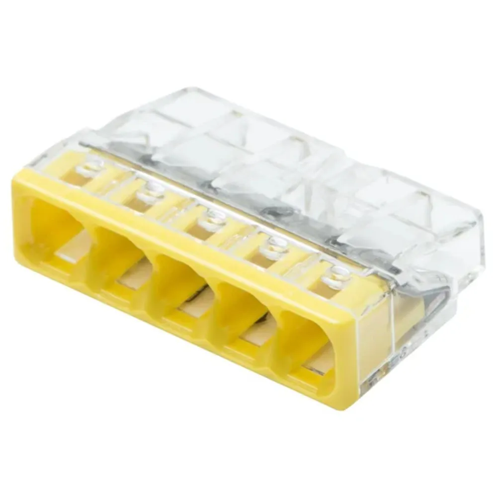 Clema pentru fire Wago, 5 x 2.5 mm², Set 20 buc