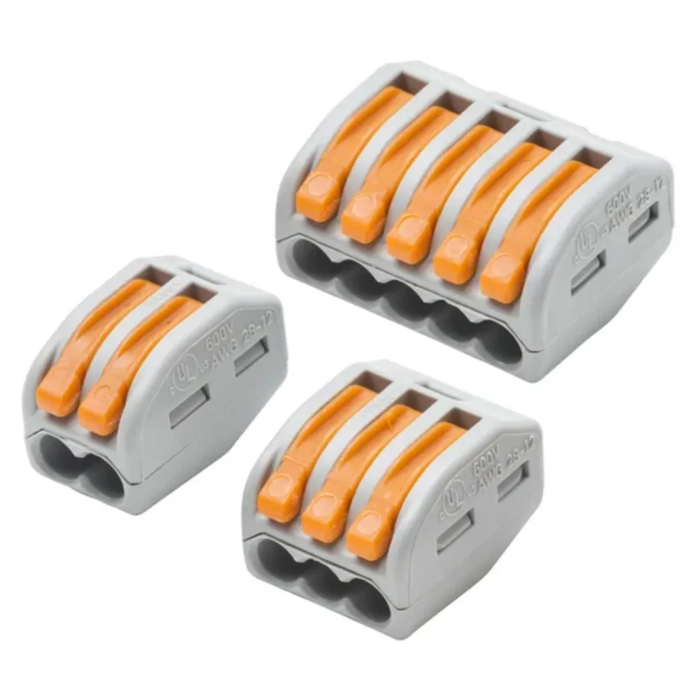 Clema pentru fire WAGO, Iesire tip parghie, 2/3/5x2.5-4 mm², Set 20 buc