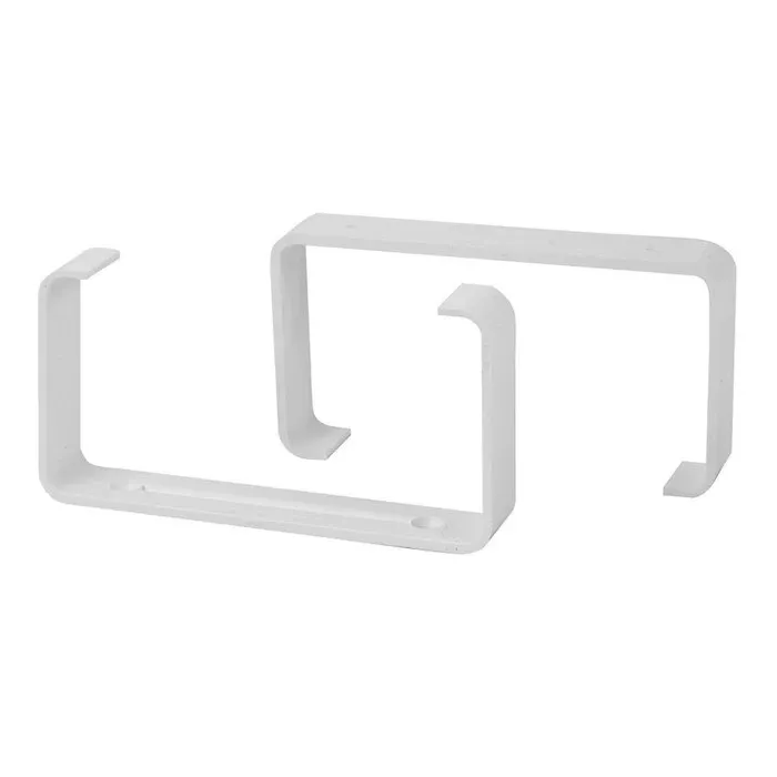 Clema prindere perete, pentru canal plat, Europlast, 110 x 55 mm, 2 buc
