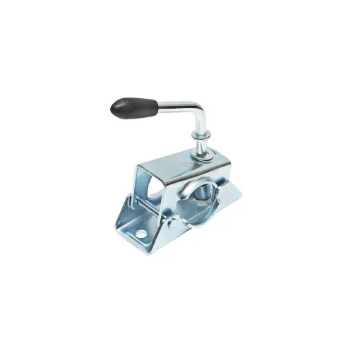 Clema suport pentru roata de sprijin remorca tija exterioara 48mm Medie — imaginea 2